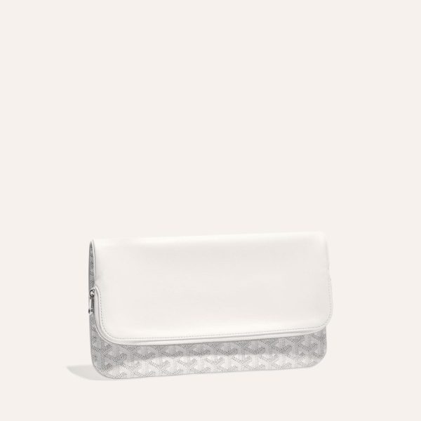 Goyard Sainte-Marie MM Clutch White