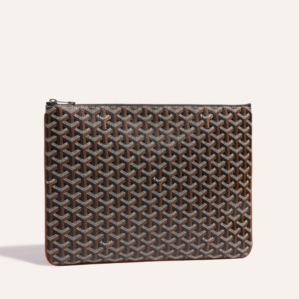 Goyard Senat MGM Pouch Black & Tan