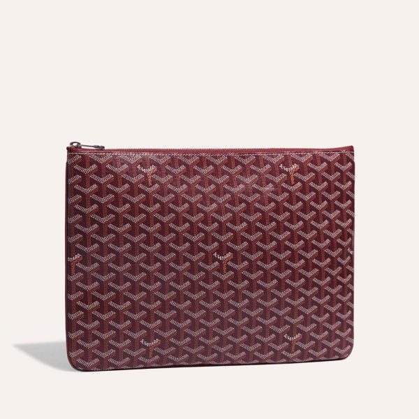 Goyard Senat MGM Pouch Burgundy