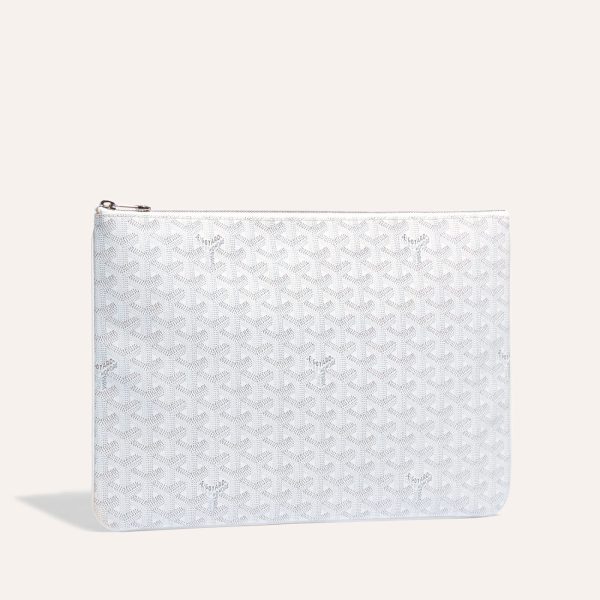 Goyard Senat MGM Pouch White