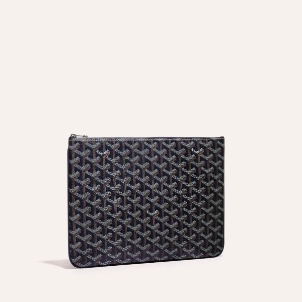 Goyard Senat MM Pouch Navy Blue