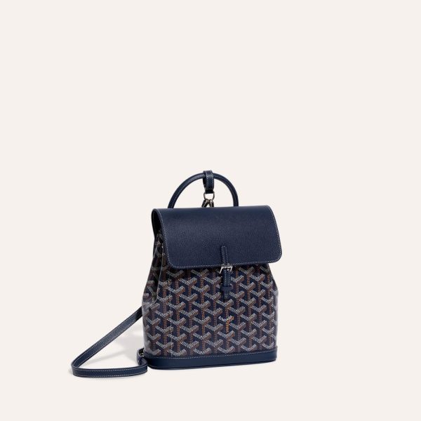 Goyard Alpin Mini Backpack Navy Blue