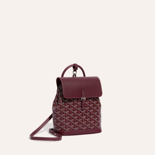 Goyard Alpin Mini Backpack Burgundy