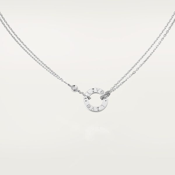 LOVE pendant, 2 diamonds