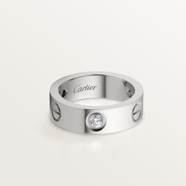 LOVE ring, classic model, 3 diamonds