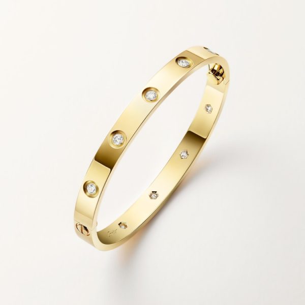 LOVE bracelet, classic model,10 diamonds