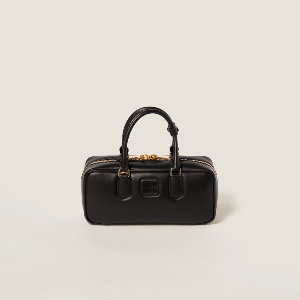Large Arcadie leather bag