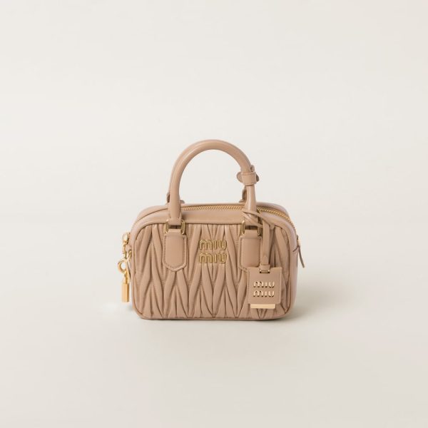 Small Arcadie matelassé nappa leather bag