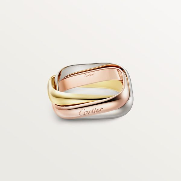 Trinity ring, cushion-shaped, classic model