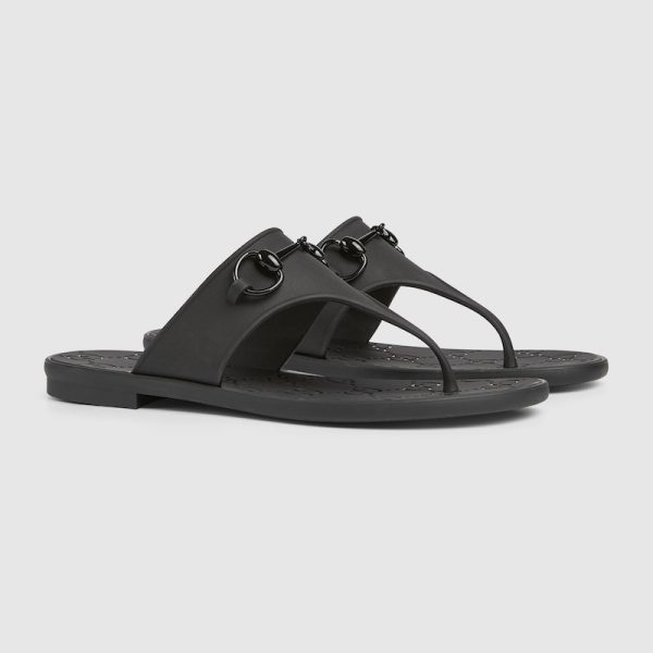 Womens thong sandal with Horsebit