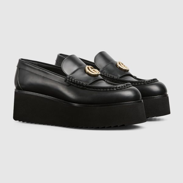 Womens Double G creeper loafer