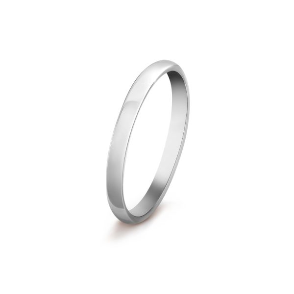 Tendrement wedding band, 2 mm