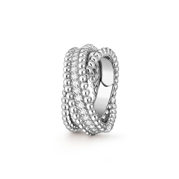 Perlee diamonds duo ring