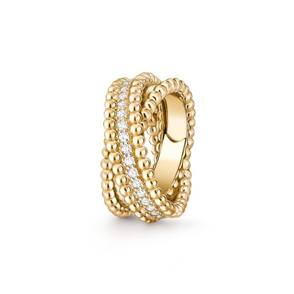 Perlee diamonds duo ring