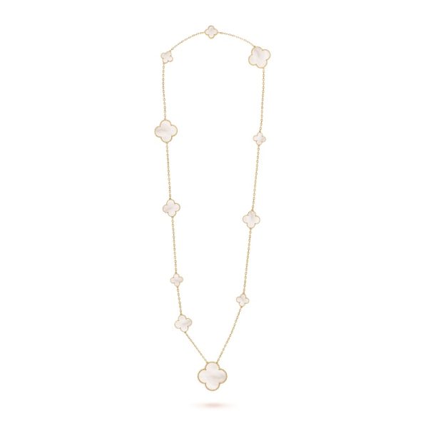 Magic Alhambra long necklace, 11 motifs