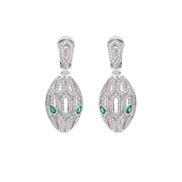 Serpenti Seduttori gilded snake earrings