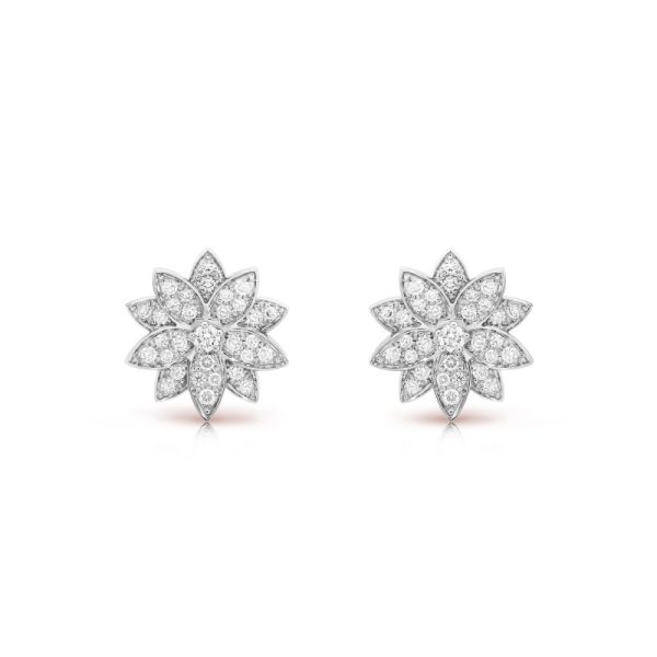 Lotus earrings, small model