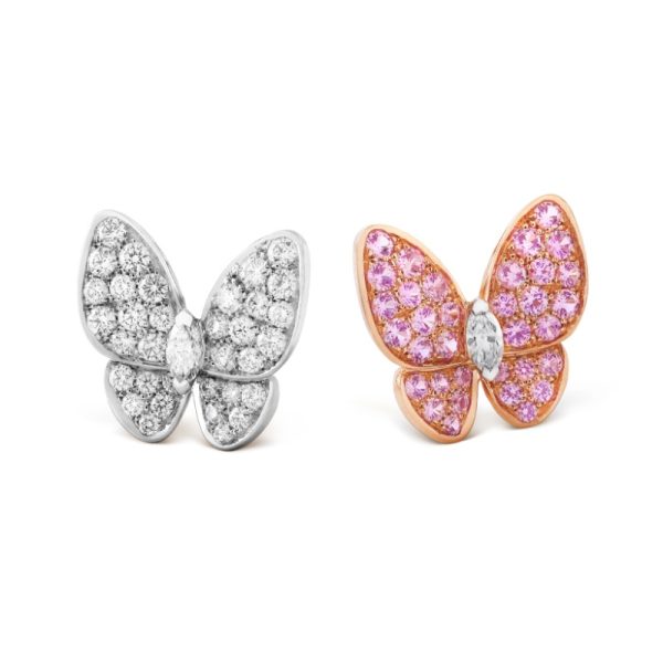 Two Butterfly earrings