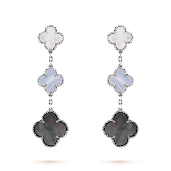 Magic Alhambra earrings, 3 motifs