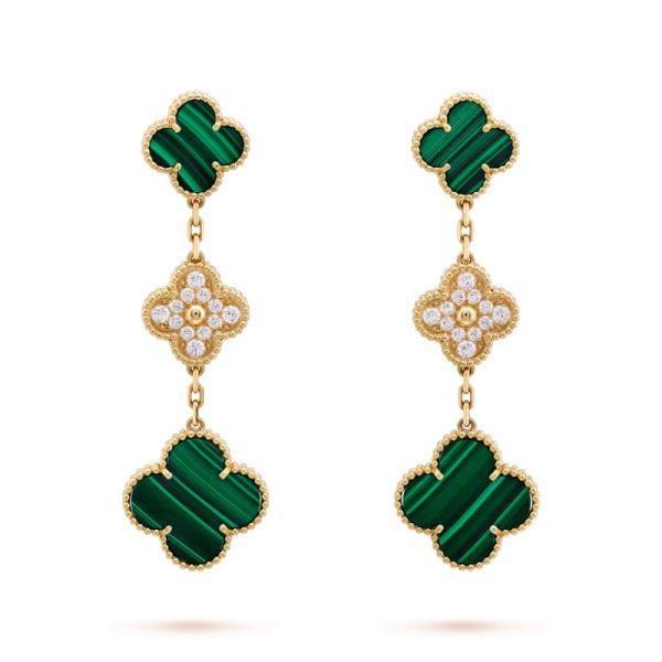 Magic Alhambra earrings, 3 motifs