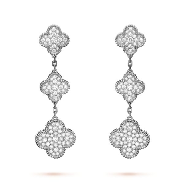 Magic Alhambra earrings, 3 motifs