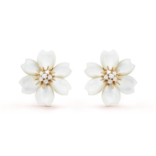 Rose de No?l earrings, small model