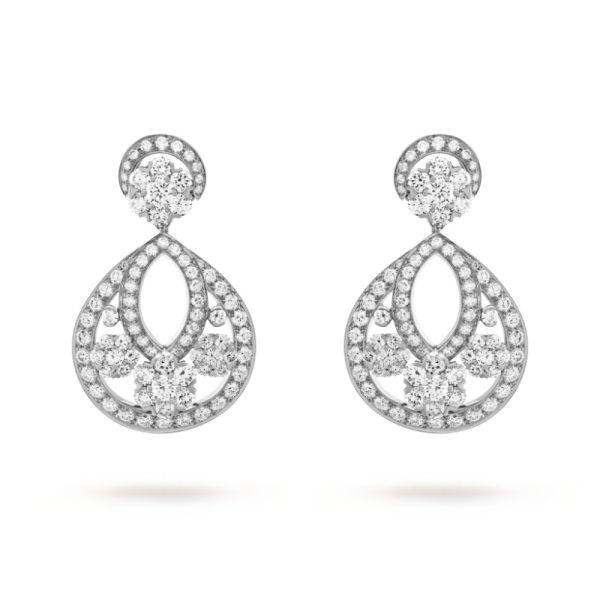 Snowflake earrings, small model