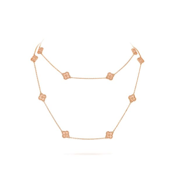 Sweet Alhambra long necklace, 16 motifs
