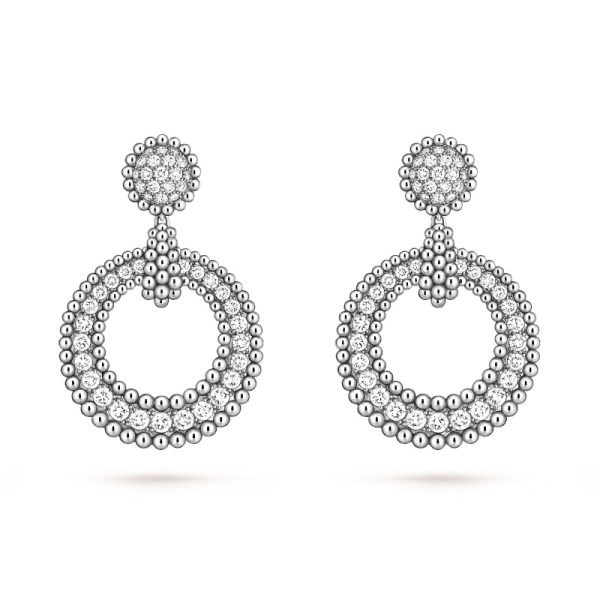 Perlée diamonds earrings