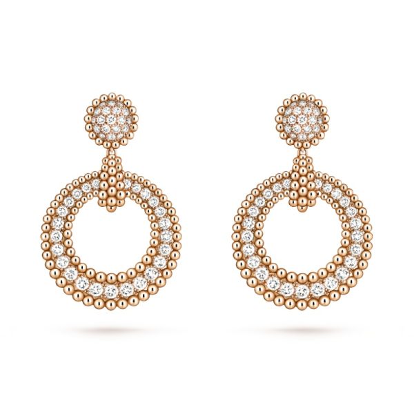 Perlée diamonds earrings