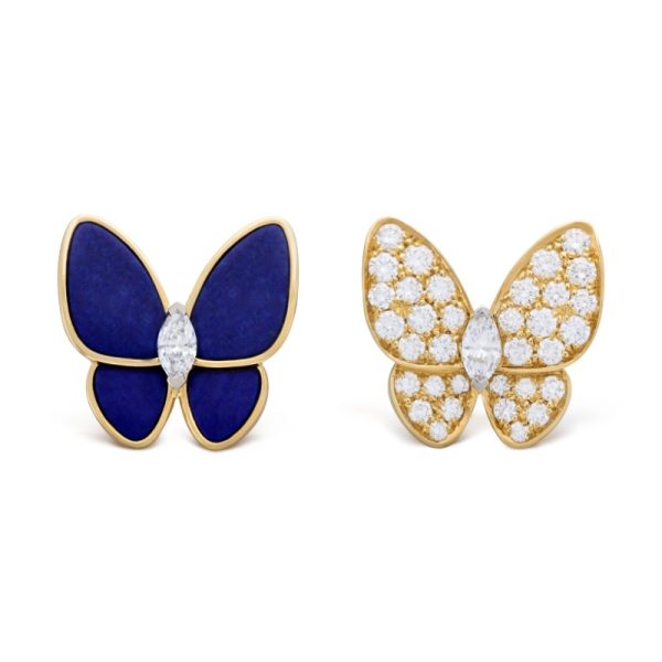 Two Butterfly earrings