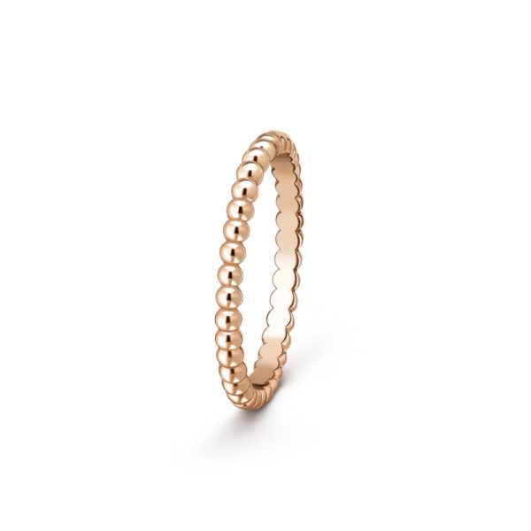 Perlee pearls of gold ring, small model