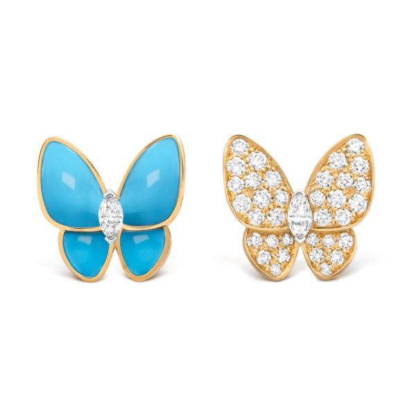 Two Butterfly earrings