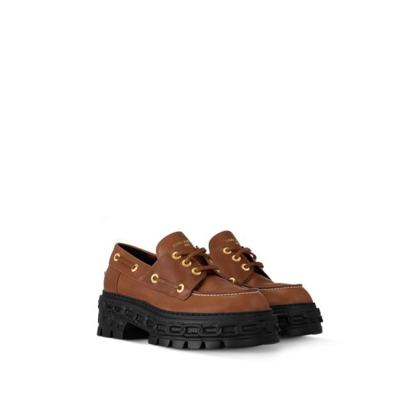 LV Record Boat Shoe