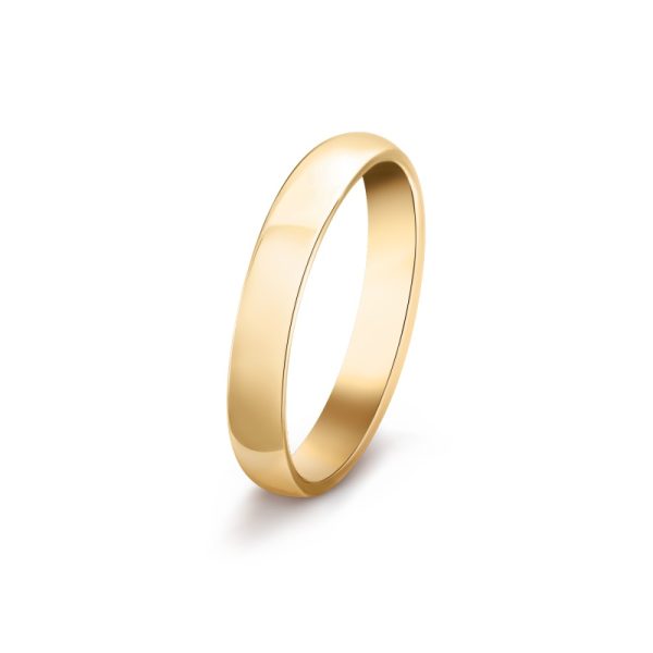 Tendrement wedding band, 3 mm