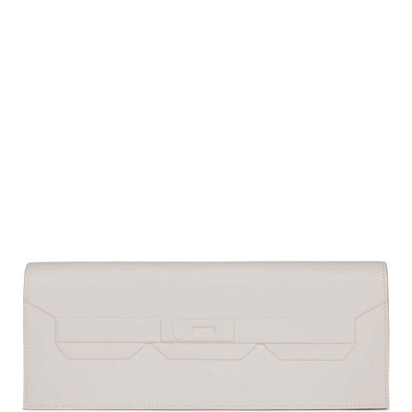 Hermes Shadow Kelly Cut Gris Pale Swift