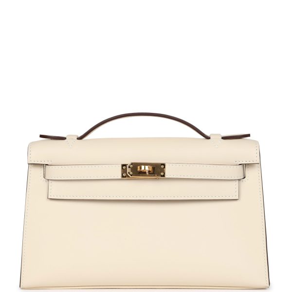Hermes Kelly Pochette Nata Swift Gold Hardware
