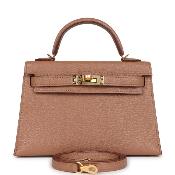 Hermes Kelly Sellier 20 Quebracho Chevre Gold Hardware