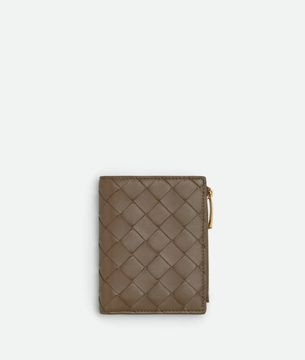 Intrecciato Small Bi-Fold Wallet