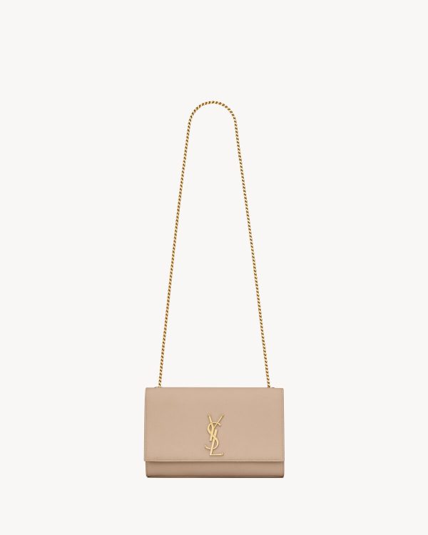 YSL Kate Medium in Grain De Poudre Embossed Leather