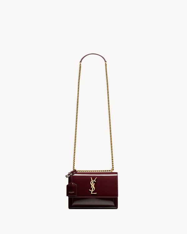 YSL Sunset Small in Patent Leather