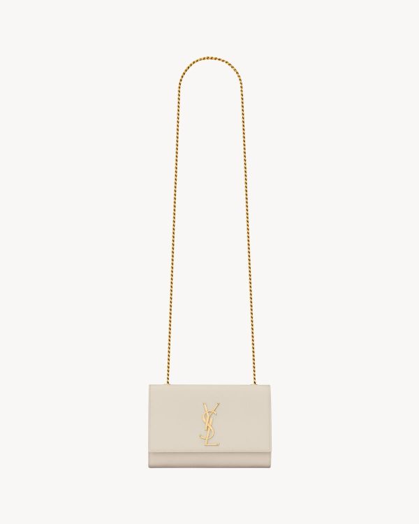 YSL Kate Small in Grain De Poudre Embossed Leather