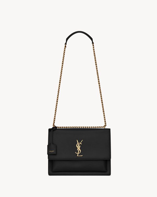 YSL Sunset Large in Smooth Leather