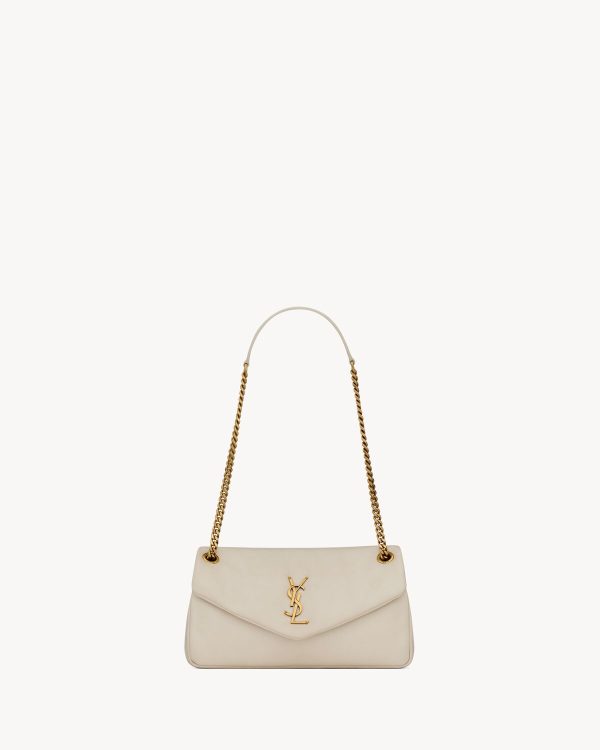 YSL CALYPSO Small in Plunged Lambskin