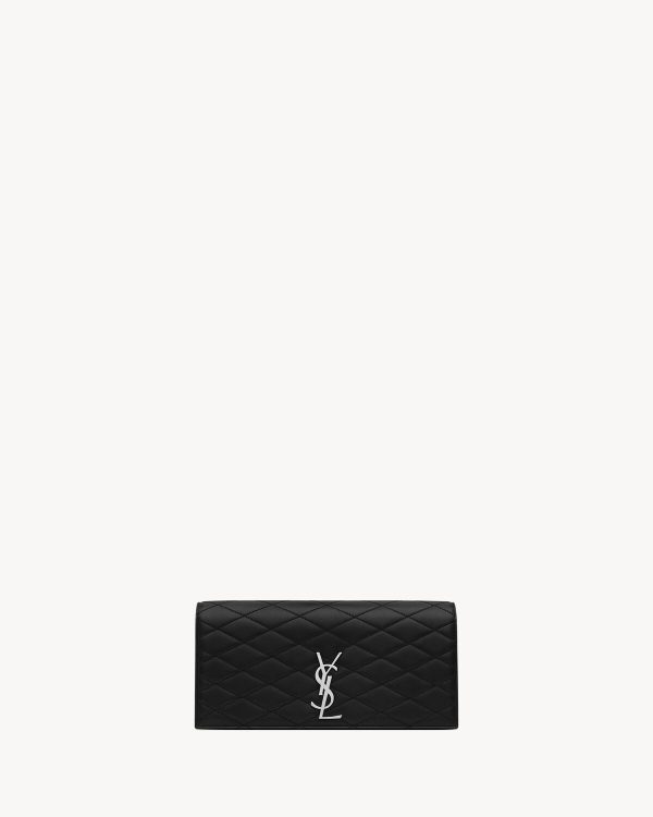 YSL Kate Clutch In Quilted Lambskin