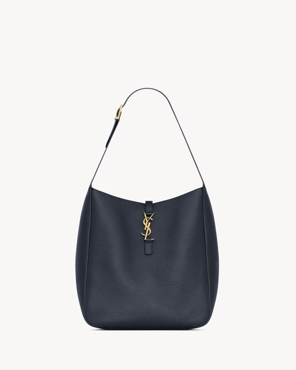 YSL LE 5 à 7 Supple Large in Grained Leather