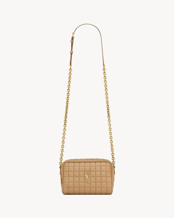 YSL Cassandre Matelassé Carré Camera Bag in Lambskin