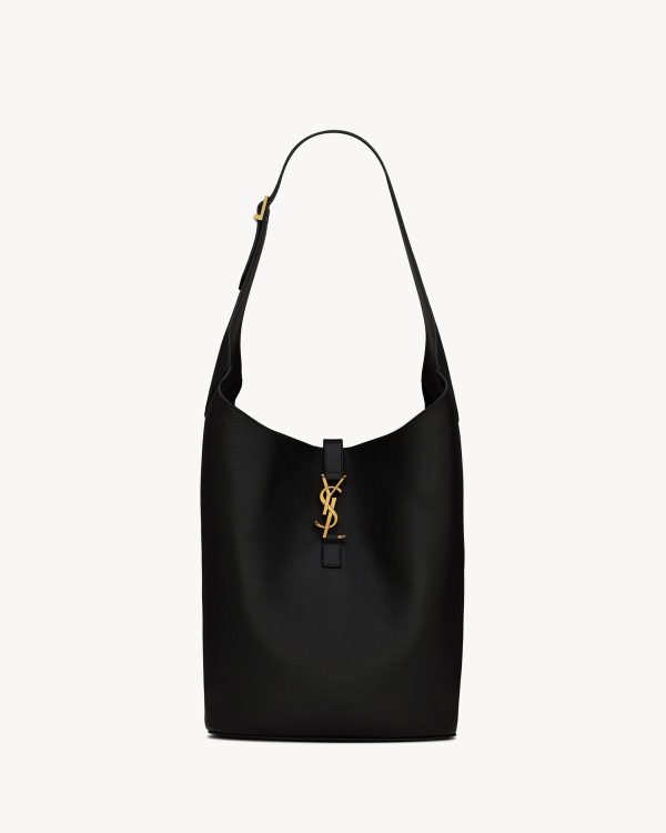 YSL LE 5 à 7 Hobo Grained Leather