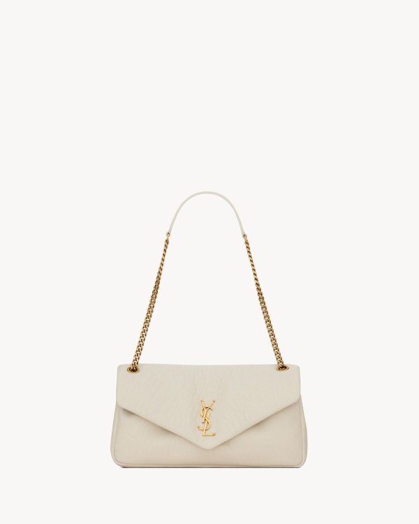 YSL CALYPSO Medium in Grained Lambskin