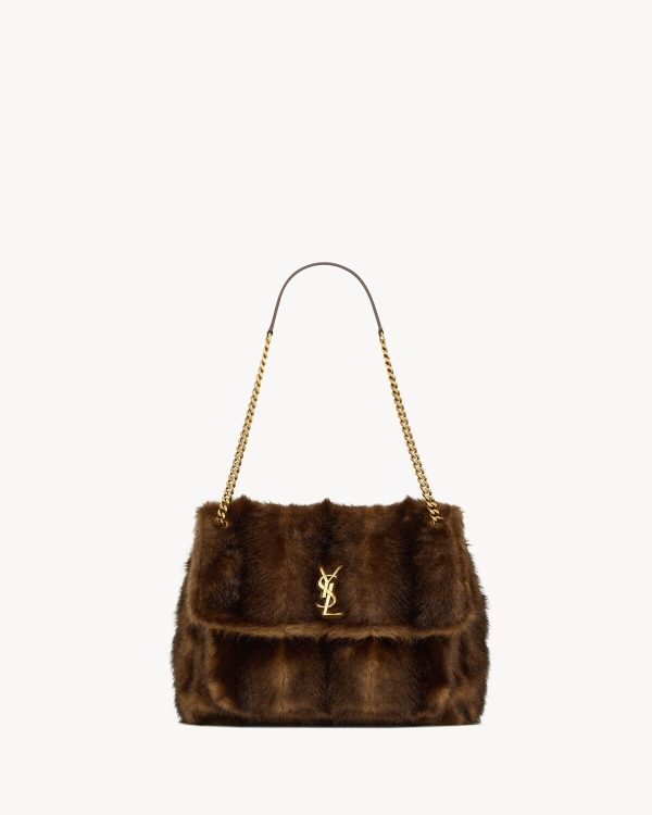 YSL Niki Large in Shearling